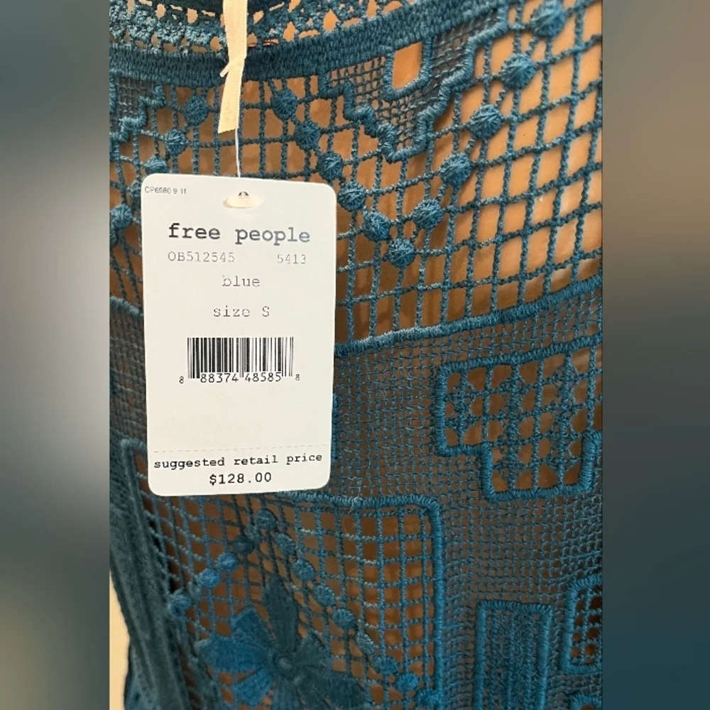 Free People Emily Dress in Dark Teal Size Small New With Tags‎